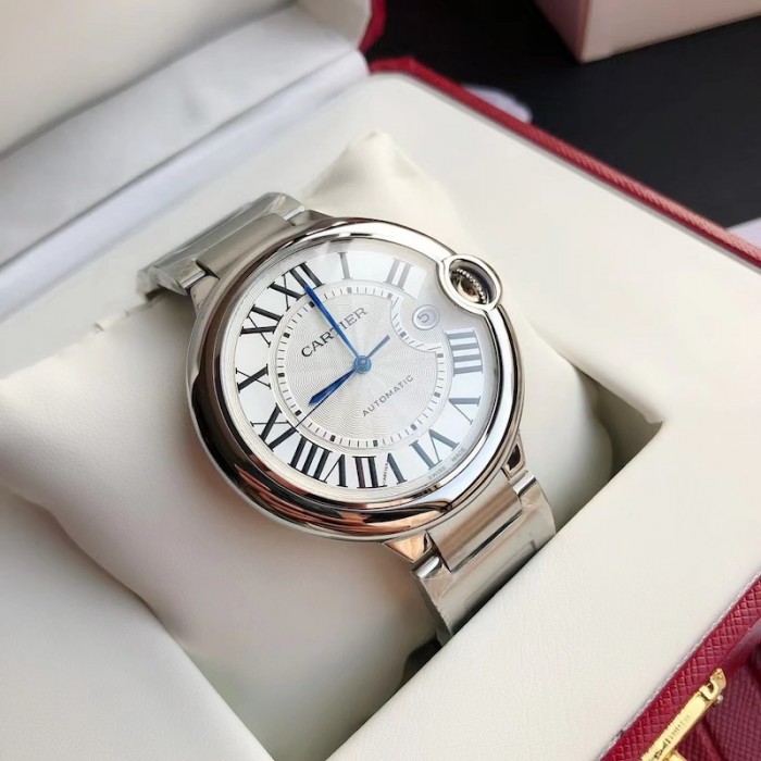Santos de Cartier watch Steel 42mm men''s watch White Gold