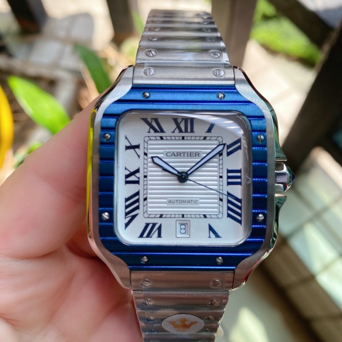 Santos de Cartier watch Oystersteel 39mm men''s watch