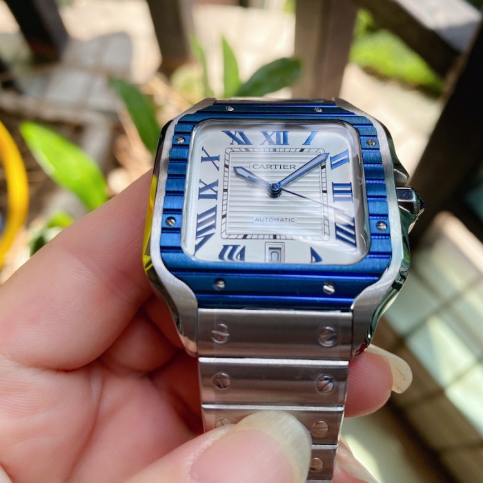 Santos de Cartier watch Oystersteel 39mm men