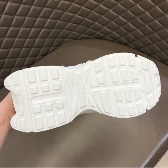 Dolce & Gabbana DG Mixed-material Space Sneakers White