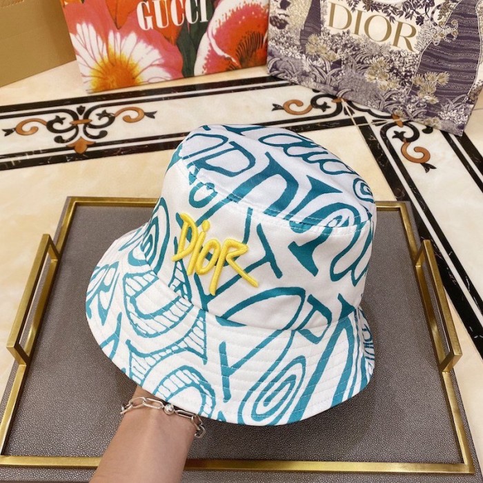 D*or and shawn bucket hat blue