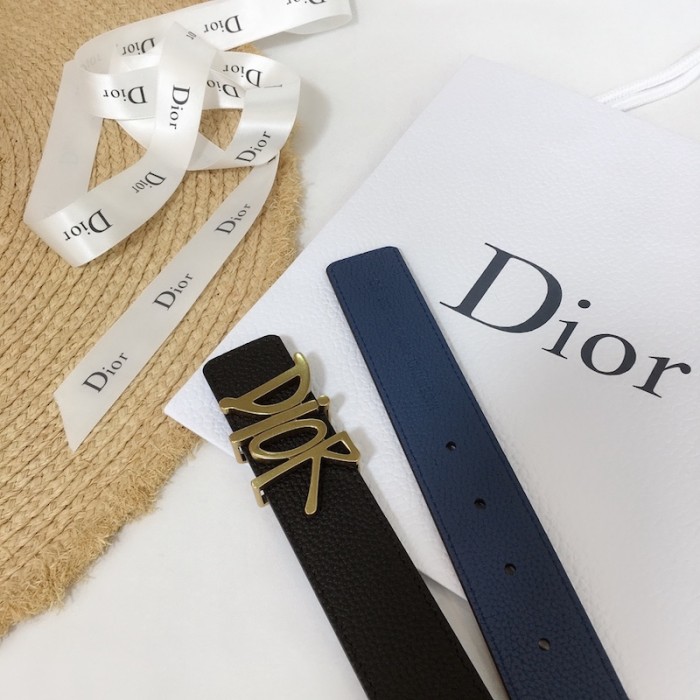 D*or mens 35mm D*or and shawn reversible leather belt black