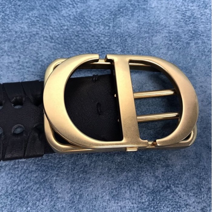 D*or black 30 montaigne calfskin belt