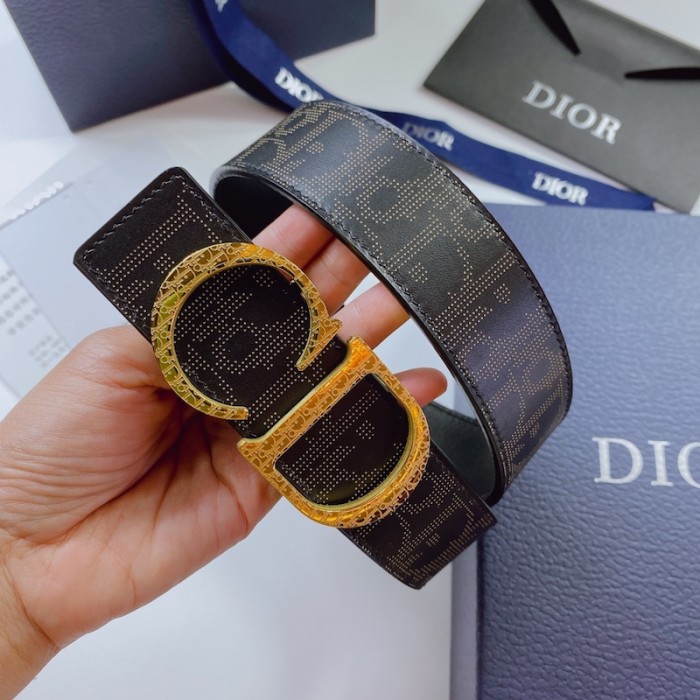 D*or oblique galaxy leather and smooth calfskin 35 mm black