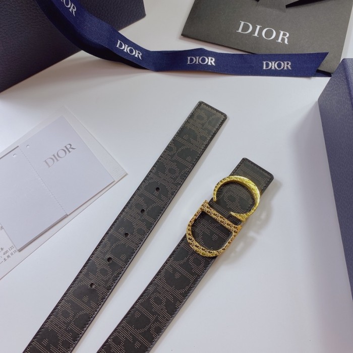 D*or oblique galaxy leather and smooth calfskin 35 mm black