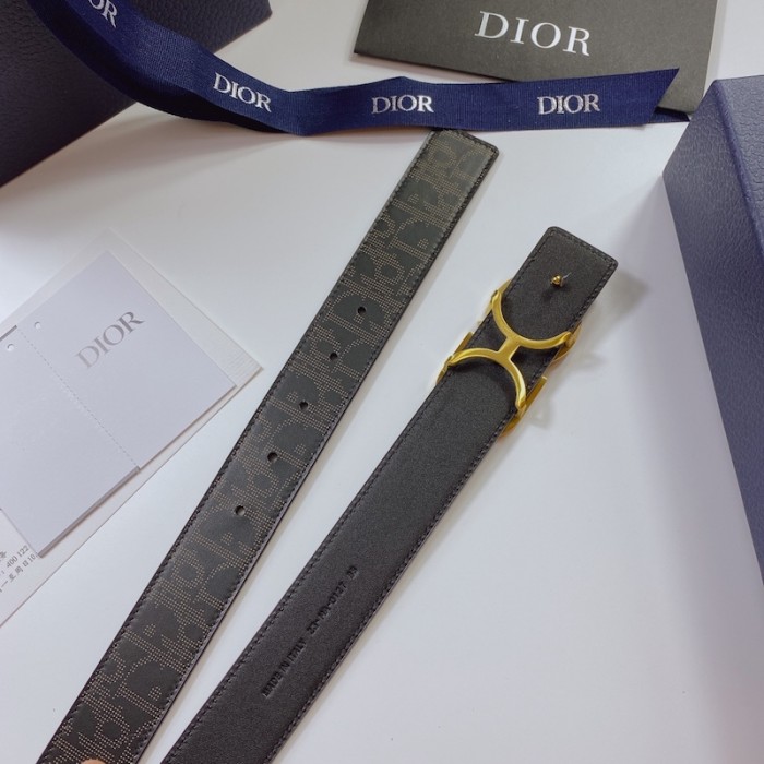 D*or oblique galaxy leather and smooth calfskin 35 mm black