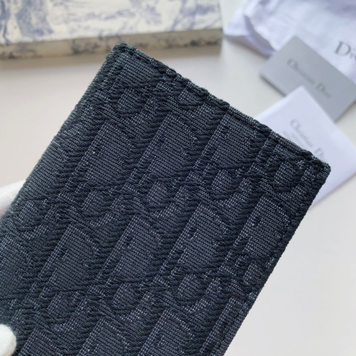 D*or vertical long wallet men black