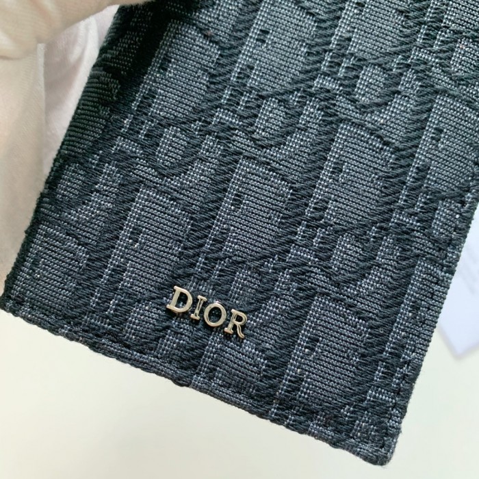 D*or vertical long wallet men black