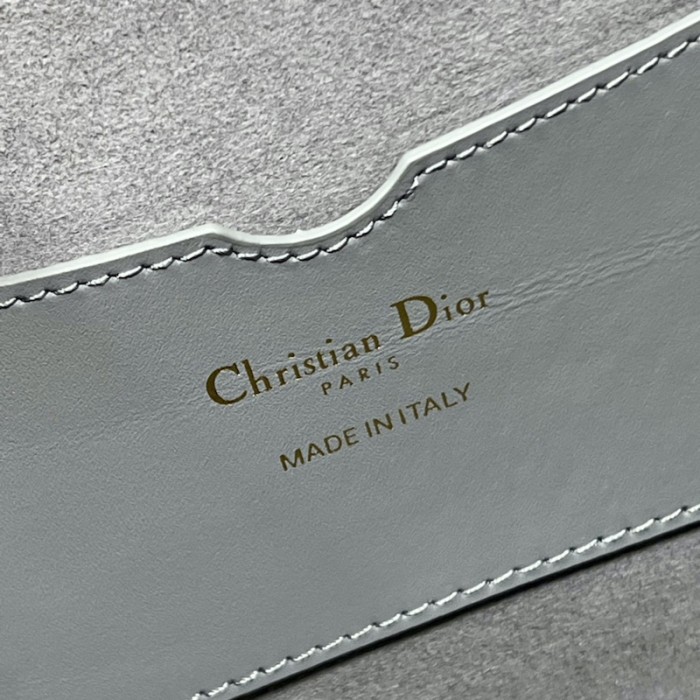 D*or 30 montaigne avenue bag gray box calfskin