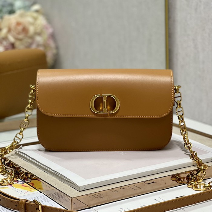 D*or 30 montaigne avenue bag tan box calfskin