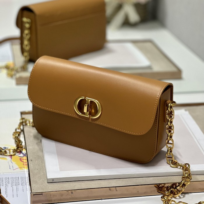 D*or 30 montaigne avenue bag tan box calfskin