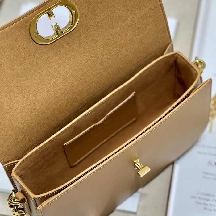 D*or 30 montaigne avenue bag tan box calfskin