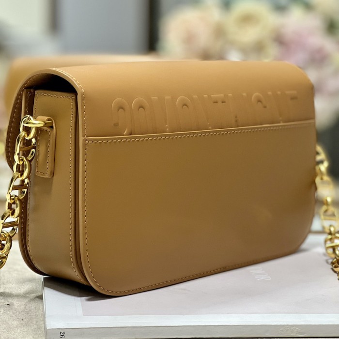 D*or 30 montaigne avenue bag tan box calfskin