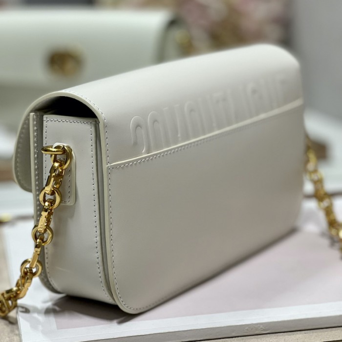 D*or 30 montaigne avenue bag white box calfskin