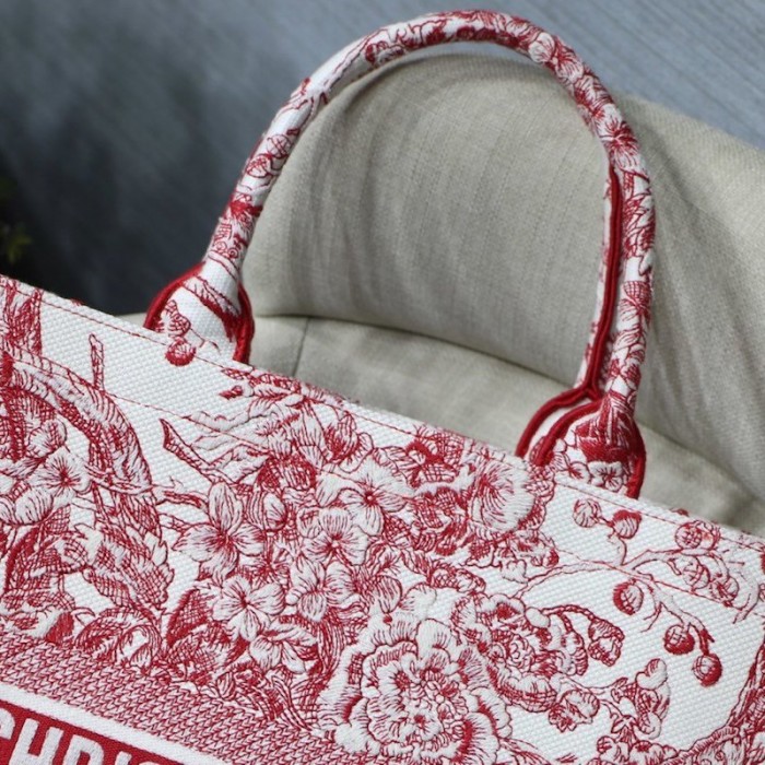 D*or book tote bag peony