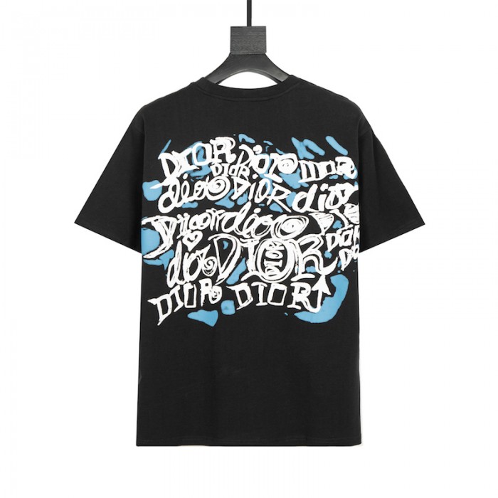 D*or cotton t shirt black