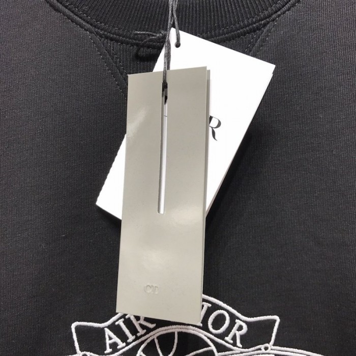 air D*or cotton t shirt air jordan x D*or tee black