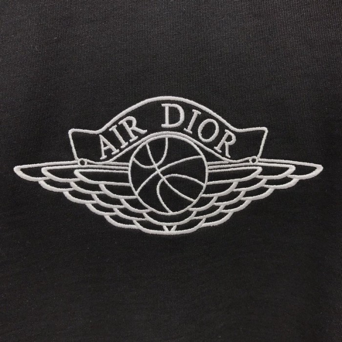 air D*or cotton t shirt air jordan x D*or tee black