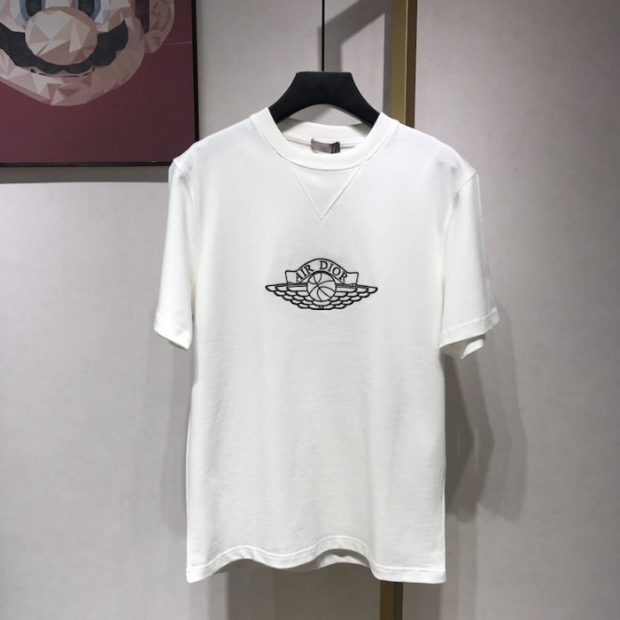 air D*or cotton t shirt air jordan x D*or tee white