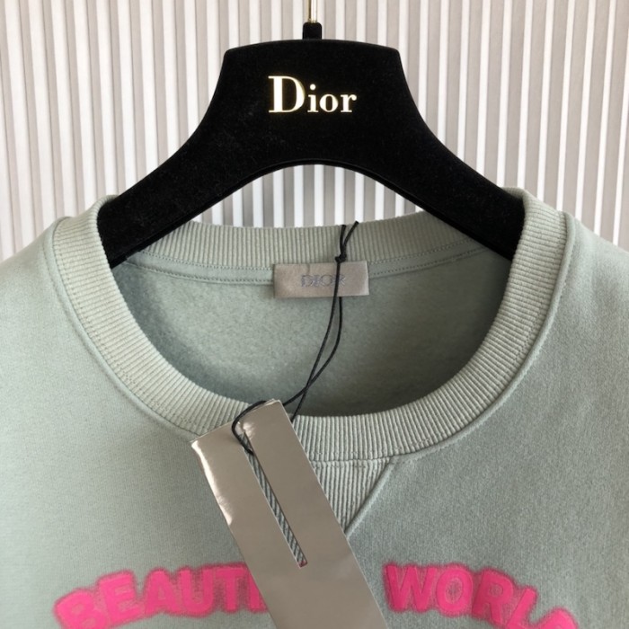 cactus jack D*or sweatshirt green cotton fleece