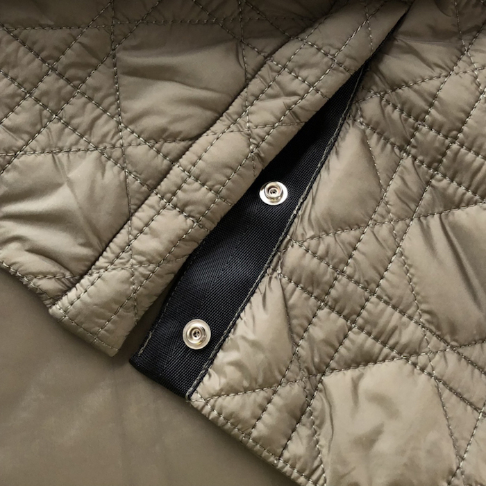 D*or cannage overshirt beige technical fabric