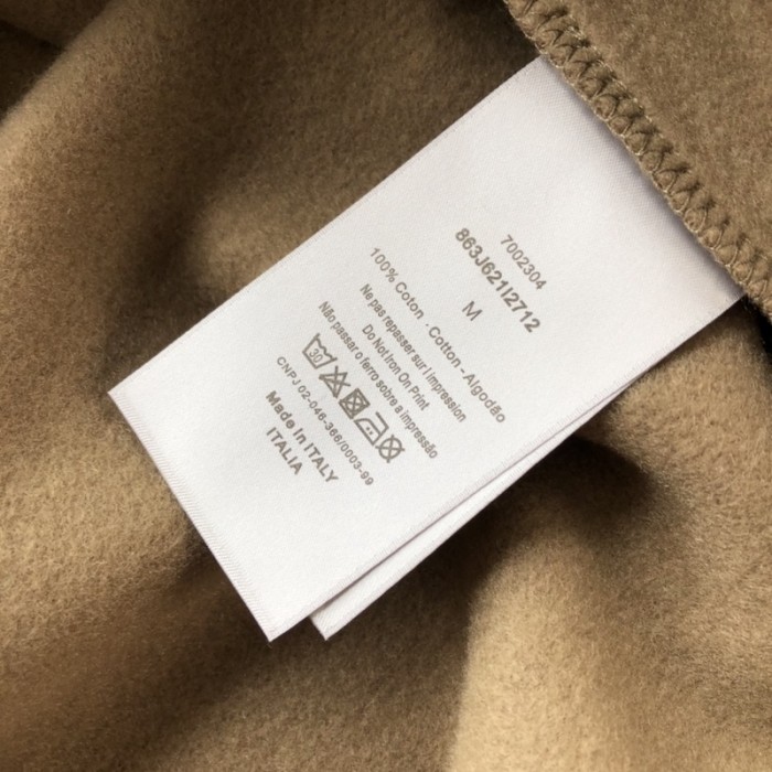 D*or essentials cd icon sweatshirt brown cotton fleece