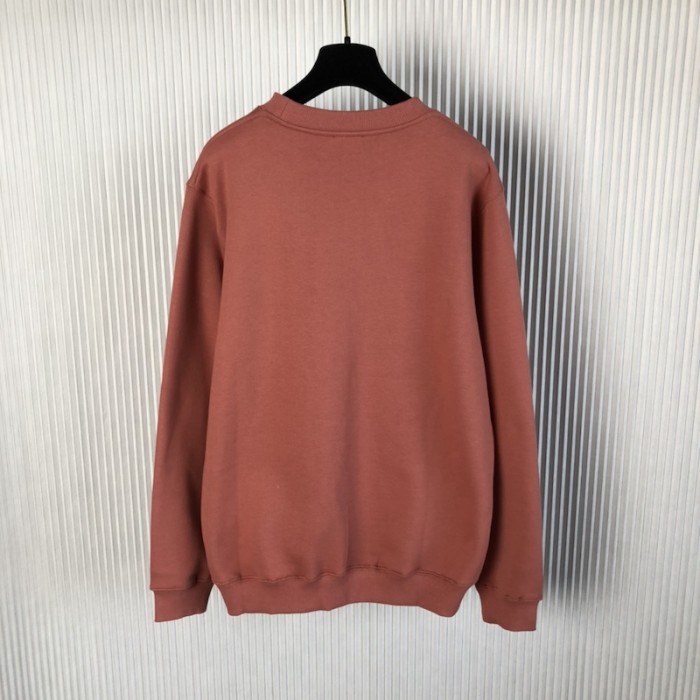 D*or essentials cd icon sweatshirt rose pink cotton fleece
