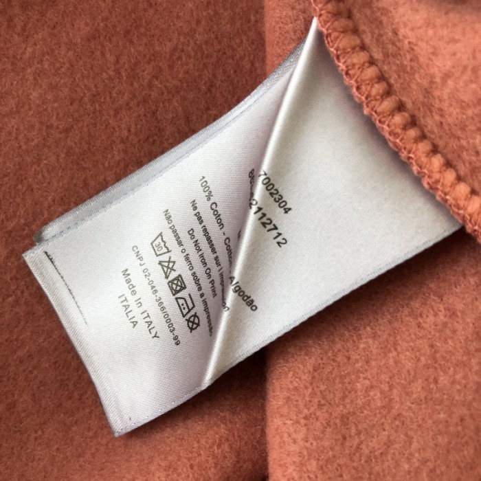 D*or essentials cd icon sweatshirt rose pink cotton fleece