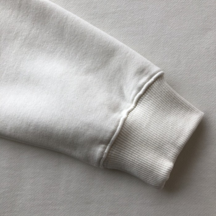 D*or essentials cd icon sweatshirt white cotton fleece