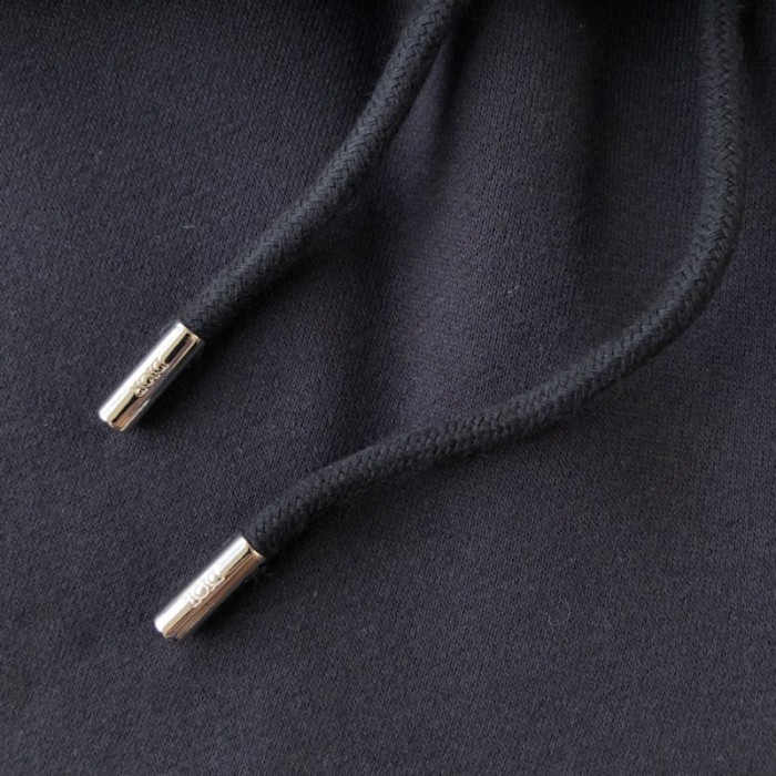 D*or essentials cd icon track pants black cotton fleece