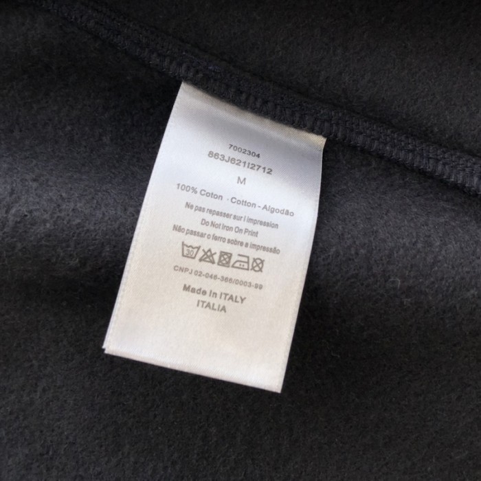 D*or essentials cd icon track pants black cotton fleece