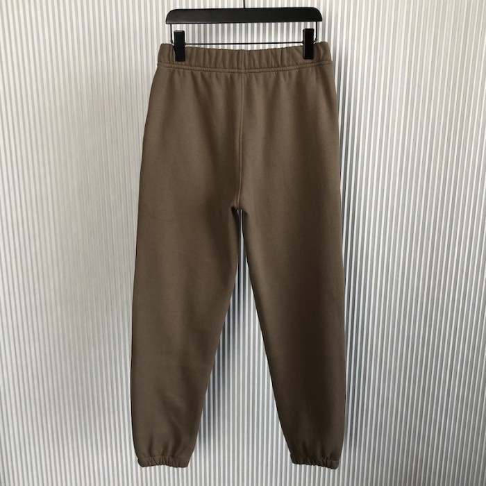 D*or essentials cd icon track pants brown cotton fleece
