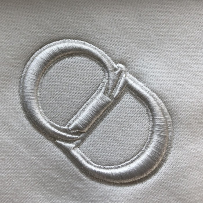 D*or essentials cd icon track pants white cotton fleece