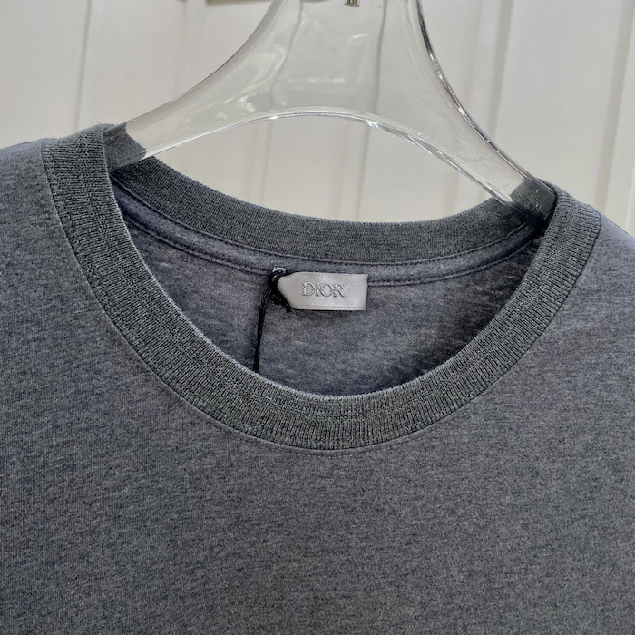 D*or icons relaxed-fit t-shirt gray sea island cotton jersey