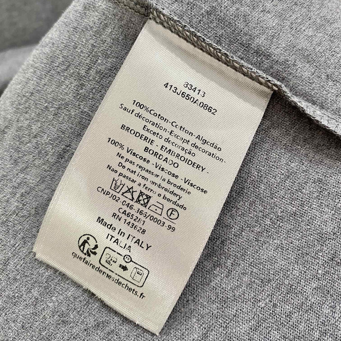 D*or icons relaxed-fit t-shirt gray sea island cotton jersey