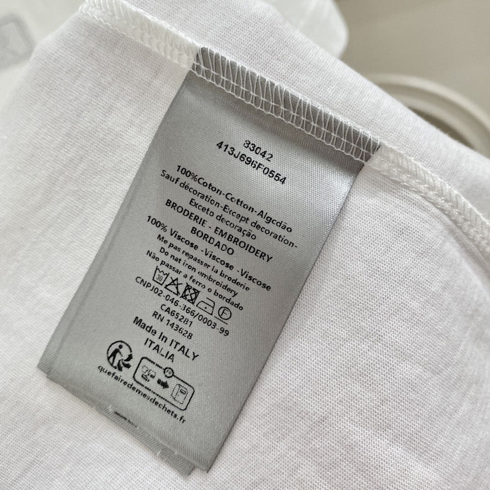 D*or icons relaxed-fit t-shirt white sea island cotton jersey