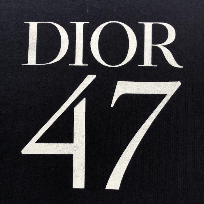 D*or oversized t-shirt blue slub cotton jersey