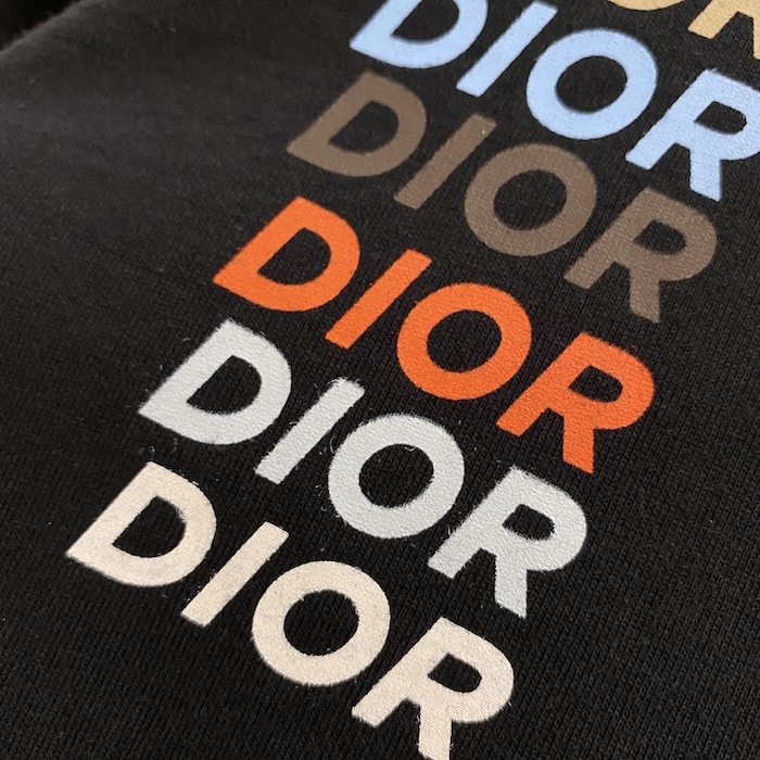 D*or relaxed-fit t-shirt black slub organic cotton jersey