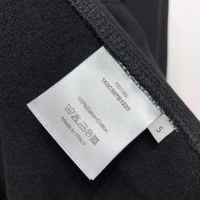 D*or oversized ch**an D*or atelier hooded sweatshirt black