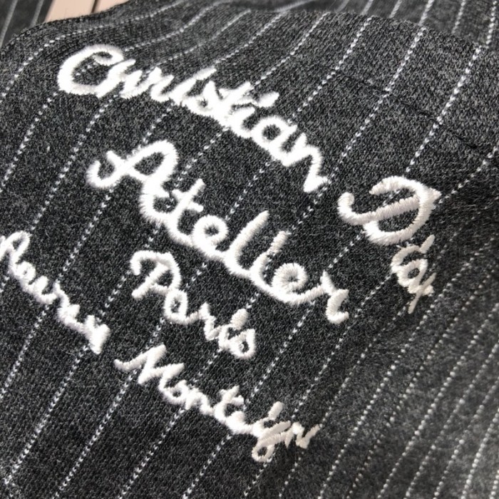 ch**an D*or atelier t-shirt gray wool and cotton jersey