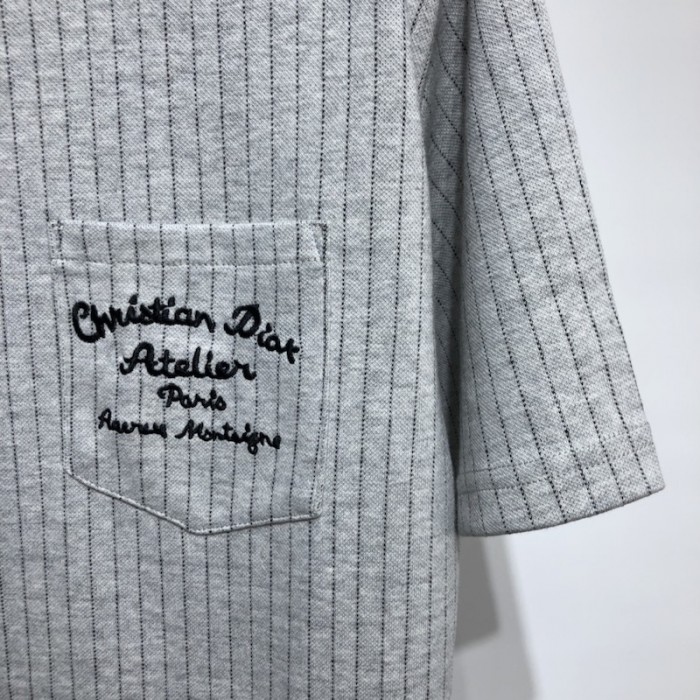 ch**an D*or atelier t-shirt ecru wool and cotton jersey