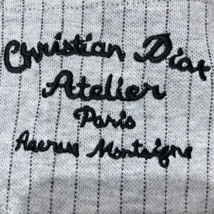 ch**an D*or atelier t-shirt ecru wool and cotton jersey