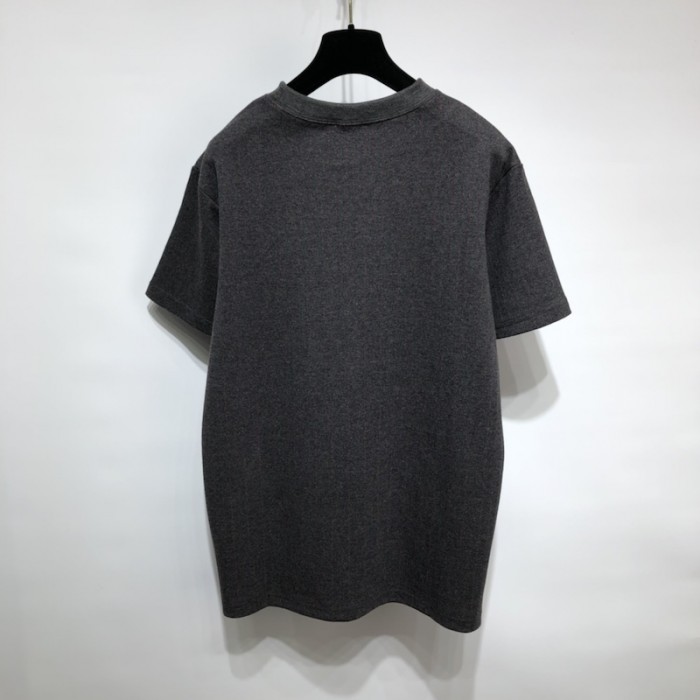 ch**an D*or atelier t-shirt black wool and cotton jersey