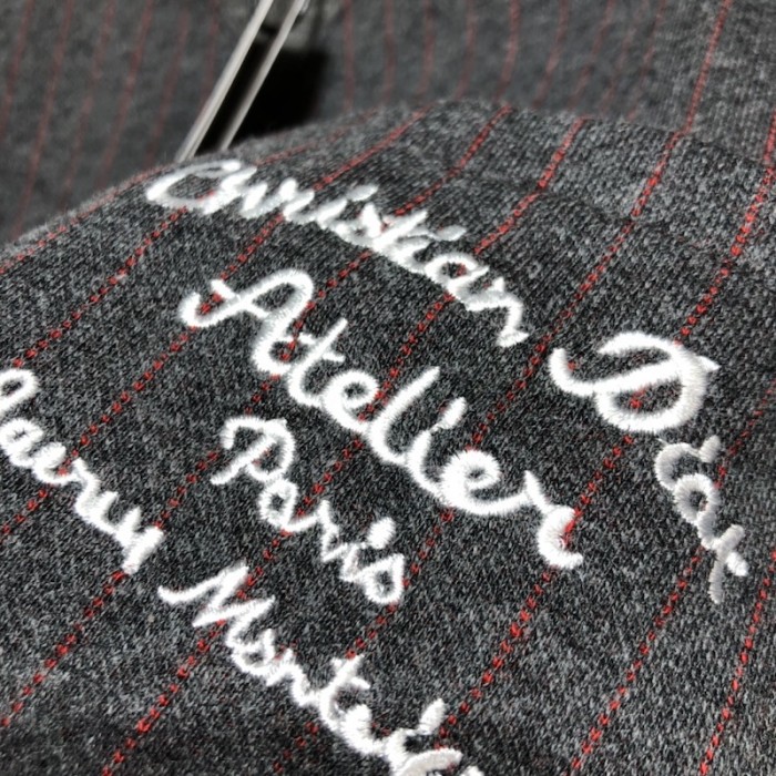 ch**an D*or atelier t-shirt black wool and cotton jersey
