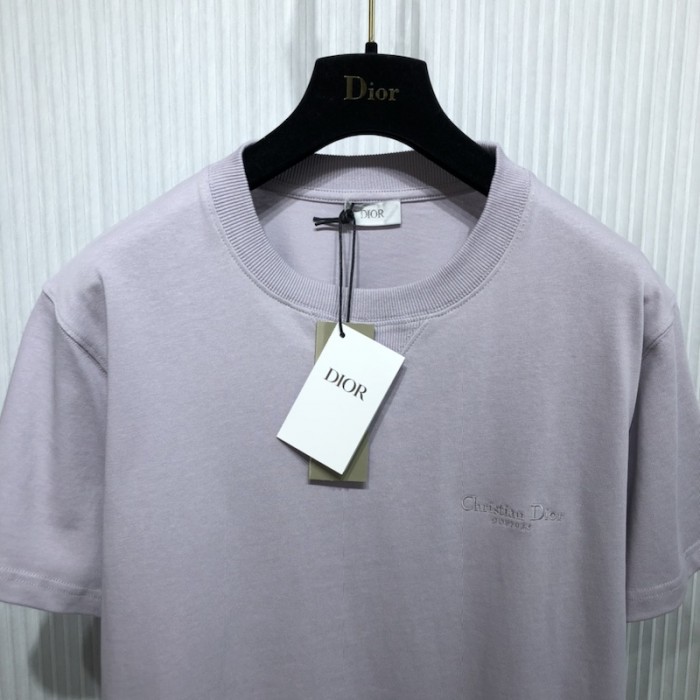 relaxed-fit ch**an D*or couture t-shirt purple