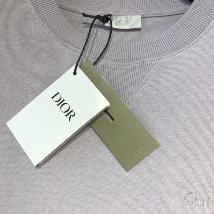 relaxed-fit ch**an D*or couture t-shirt purple