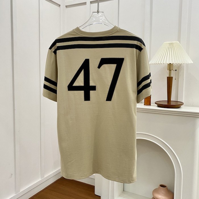 ch**an D*or couture relaxed-fit t-shirt beige organic cotton jersey