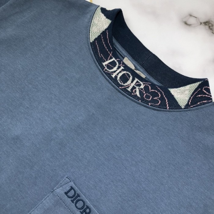 D*or and duncan grant and charleston relaxed-fit t-shirt blue cotton jersey