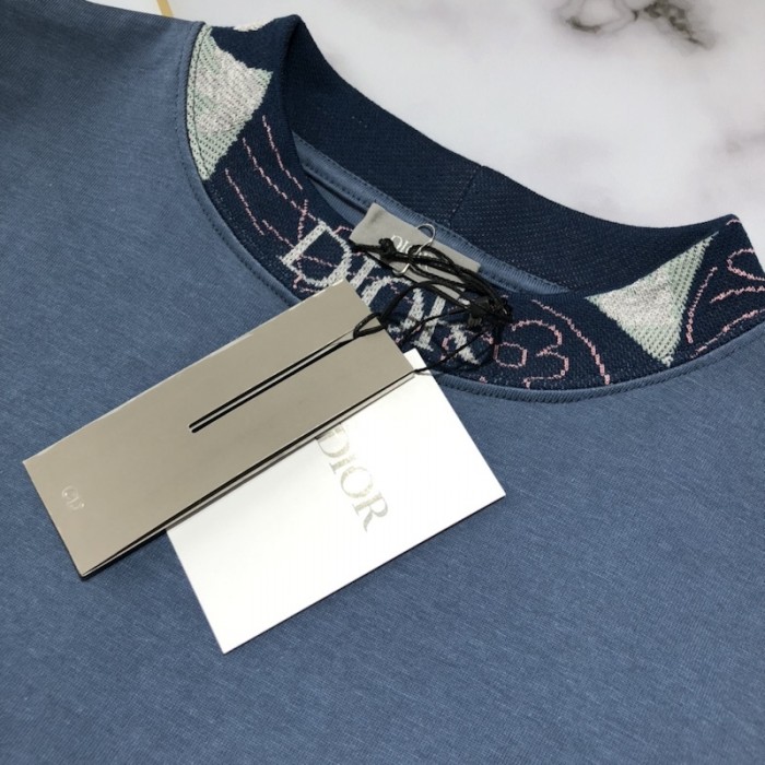 D*or and duncan grant and charleston relaxed-fit t-shirt blue cotton jersey