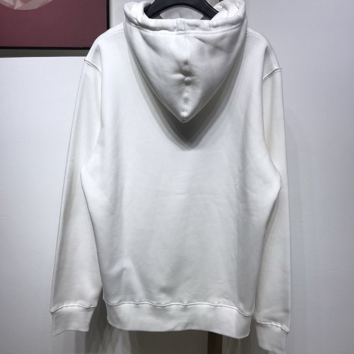 D*or oversized D*or and judy blame hooded sweatshirt white